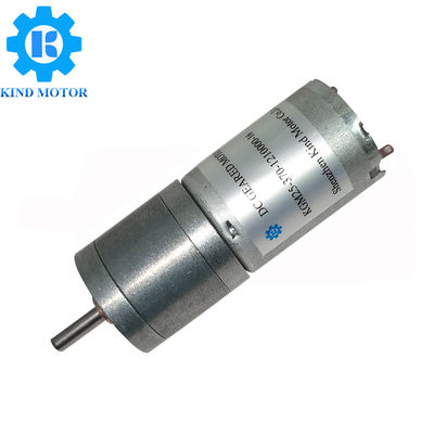 Động cơ giảm tốc 25mm Micro DC 100 vòng / phút với trục D 4mm