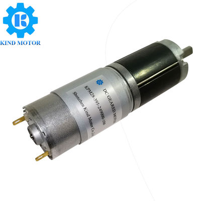 Động cơ giảm tốc DC 24 vôn chải răng Đường kính 28mm với trục phẳng 6mm D