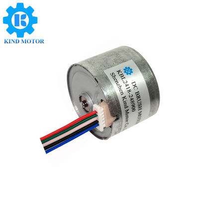 2mm trục tiếng ồn thấp 24mm bl2418 dc 6v 12v 14.4v 18v 24v vòng bi động cơ không chổi than với bộ mã hóa