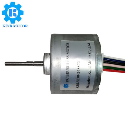 Động cơ điện Dc không chổi than tùy chỉnh Đường kính 36mm với mô-men xoắn 600gCm
