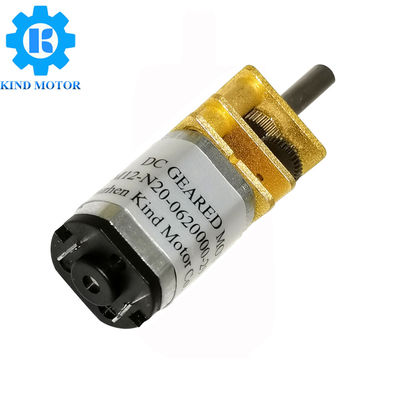 Tiếng ồn thấp 0,5 inch 12mm N10 N20 N30 3v 5v 6v Kim loại bàn chải carbon động cơ