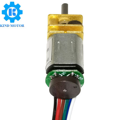 12mm N10 n20 n30 6v 12v bàn chải vi mô động cơ bánh răng có bộ mã hóa