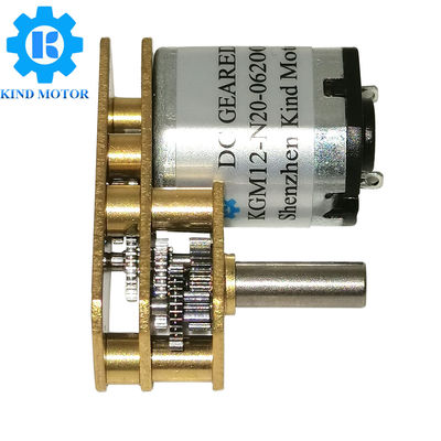 U Trục phải Góc phải Động cơ bánh răng DC Trọng lượng 16,5g Với Hộp số 10 × 24mm