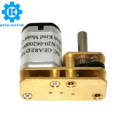 U Trục phải Góc phải Động cơ bánh răng DC Trọng lượng 16,5g Với Hộp số 10 × 24mm