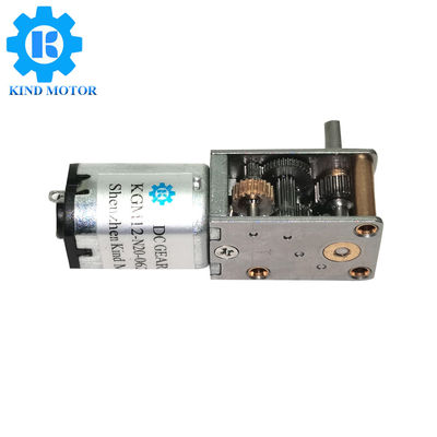 Động cơ giảm tốc 12 vôn Góc phải 2,2kgCm Mô-men xoắn định mức 2,1W Công suất đầu ra