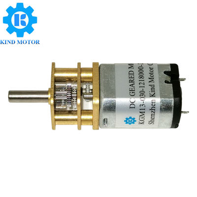 Động cơ bánh răng nhỏ 13mm Mô-men xoắn cao, Động cơ Dc chải 26g 12v