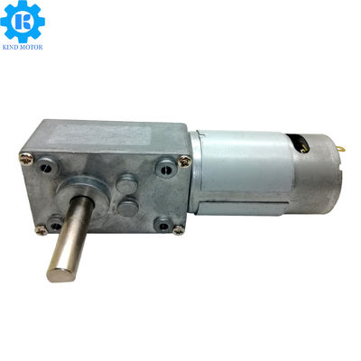 Động cơ DC Worm bằng thép không gỉ, 5 ~ 6000 vòng / phút Động cơ DC Worm Gear 12V