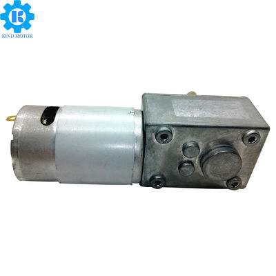 Động cơ DC Worm bằng thép không gỉ, 5 ~ 6000 vòng / phút Động cơ DC Worm Gear 12V