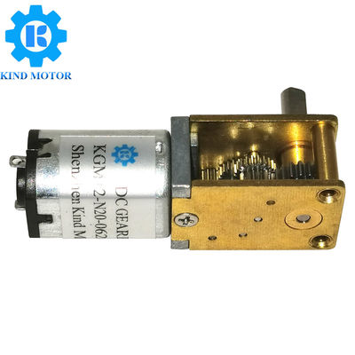 Động cơ bánh răng giun nhỏ 12v Mô-men xoắn cao 10-6000 vòng / phút N30 chải