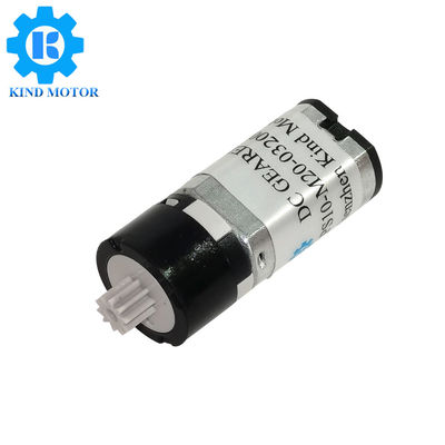 10mm M10 M20 Dc 3-6v Động cơ bánh răng hành tinh bằng nhựa chải bằng kim loại
