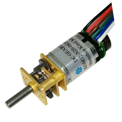 200 vòng / phút Hộp số 12mm N20 Động cơ Dc Mô-men xoắn cao với trục mở rộng