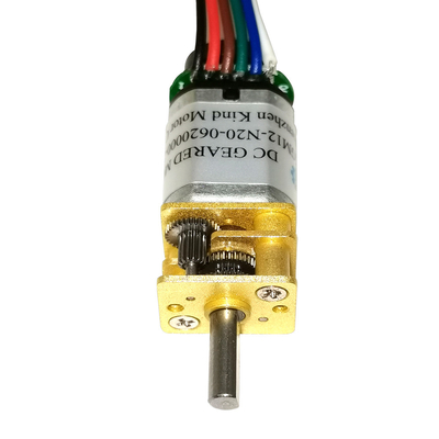200 vòng / phút Hộp số 12mm N20 Động cơ Dc Mô-men xoắn cao với trục mở rộng