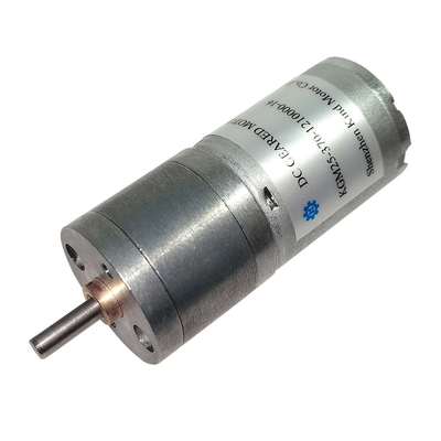 Động cơ bánh răng chải trục dài 25x4mm Trung tâm 5000 vòng / phút Chống bụi