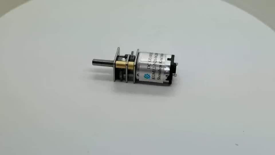 Động cơ chuyển động nhỏ 12mm n20 chất lượng cao với hộp số kim loại