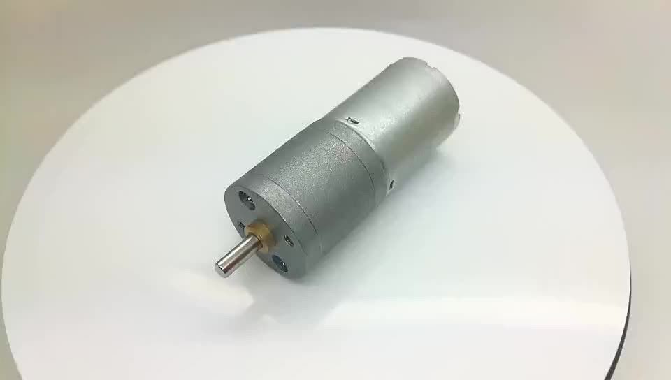 gm25 370 25mm mô-tơ bánh răng cao 12v 24v dc 5rpm 80rpm 600rpm