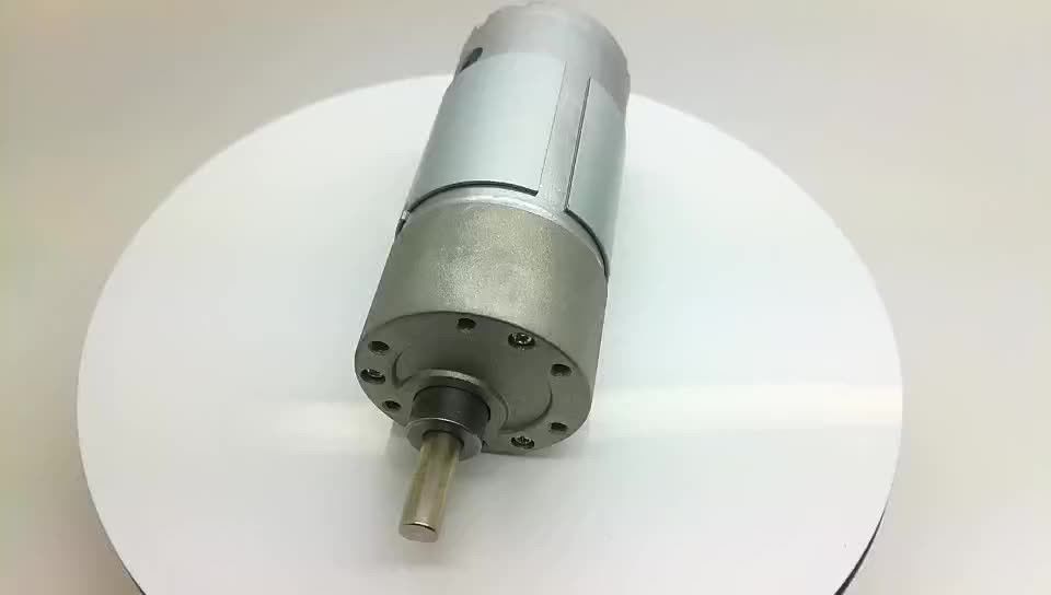 37mm hộp số 6v 12v 60rpm 150 rpm 175 rpm động cơ bánh răng dc trục kỳ dị mô-men xoắn lớn
