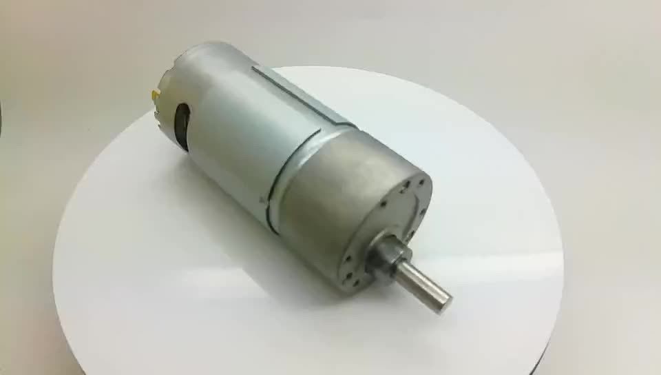 37mm hộp số 12v động cơ DC xoay cao và mô-men xoắn 12v 24v 100rpm 300rpm 400rpm 500rpm 600rpm 750rpm 960 rpm động cơ dc xoay