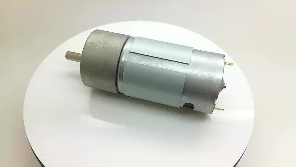 Micro mô-tô xoắn lớn tốc độ thấp 9 volt 6v 12 volt 18v động cơ dc 35mm 37mm hộp số kim loại brush rs 550 rs 555