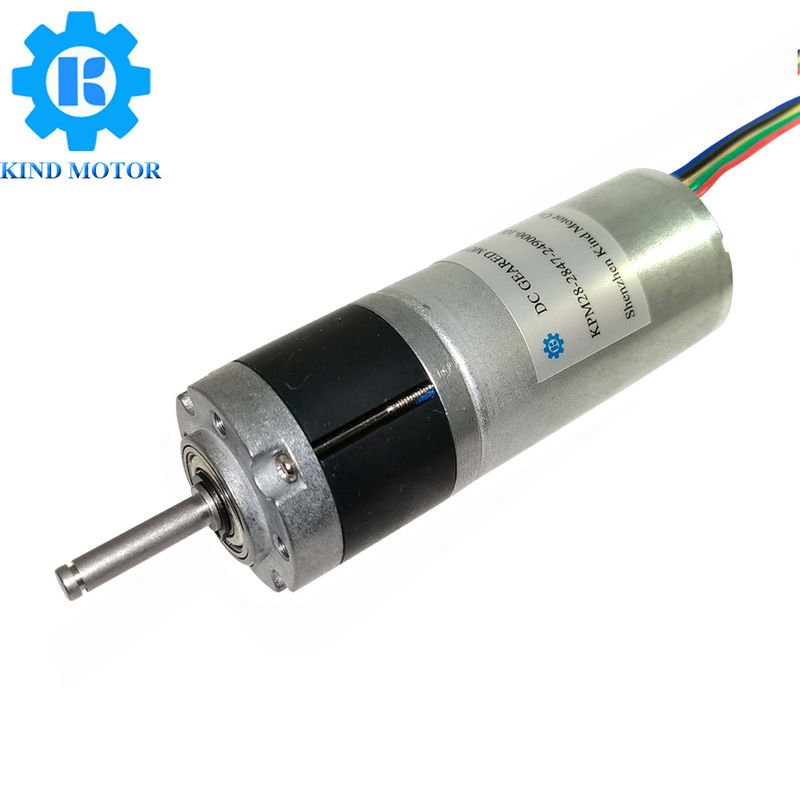 3100 vòng / phút Động cơ giảm tốc DC không chổi than 24v, Động cơ bánh răng Bldc 24v 6.1W