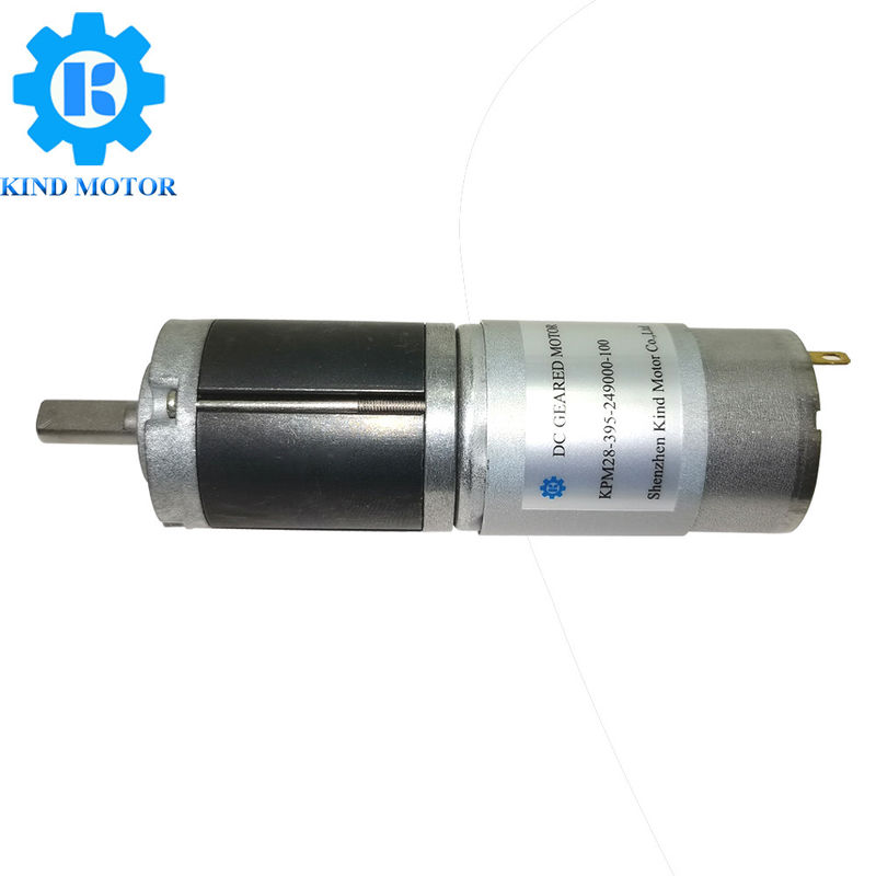 Micro 28mm Kpm28-395 Dc 6volt 12volt 24volt Động cơ giảm tốc bánh răng hành tinh kim loại