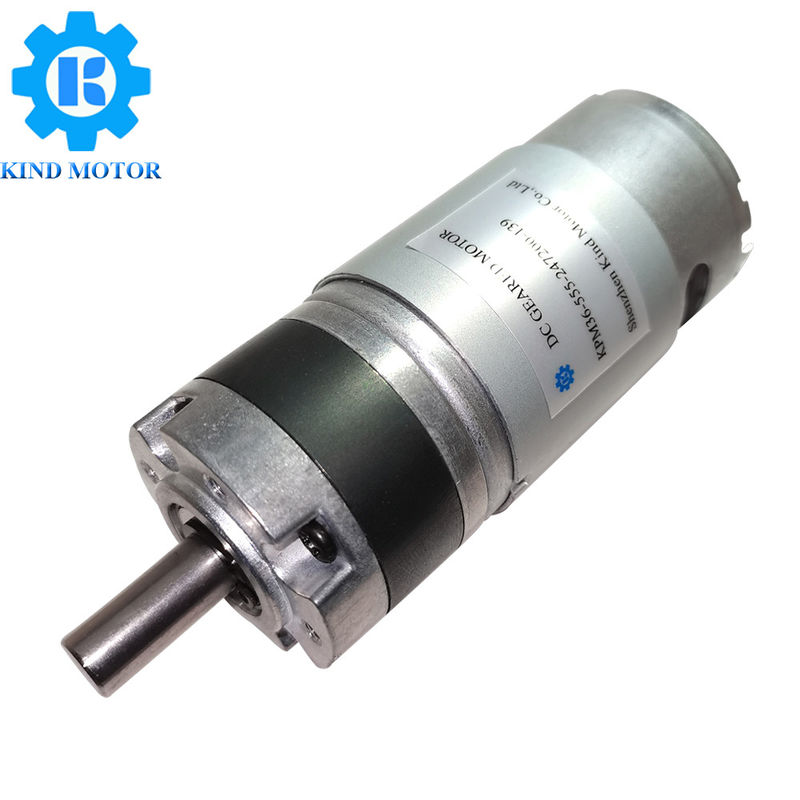 Mô-men xoắn cao 12 Volt Dc Động cơ giảm tốc hành tinh Đường kính 36mm Vòng tua thấp