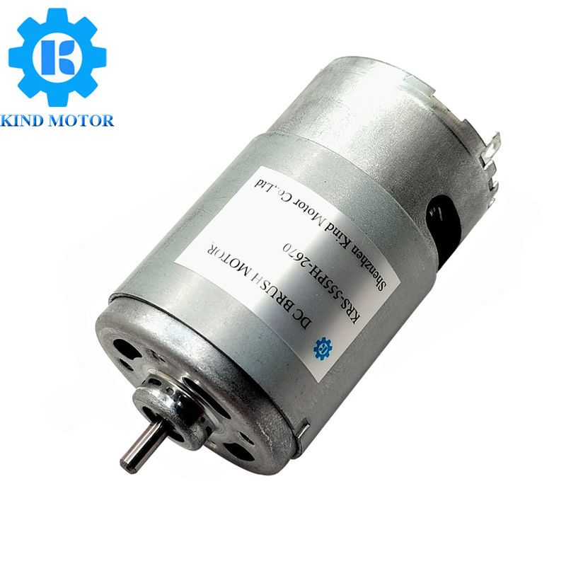 Đầu ra kép Pmdc 3.175mm Trục Dc 12v 14.4v 18v 24v RC555 RC-555 Động cơ chổi than