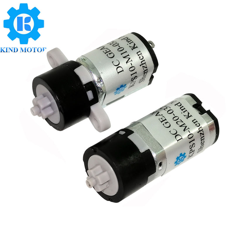 Động cơ chổi than 3v 3.3v 3.6v 6v M10 M20 M30 với hộp số nhựa hành tinh 10mm