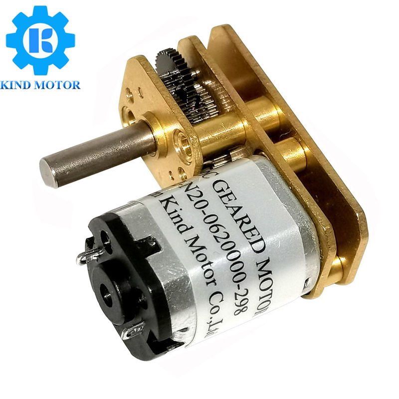 U Trục phải Góc phải Động cơ bánh răng DC Trọng lượng 16,5g Với Hộp số 10 × 24mm