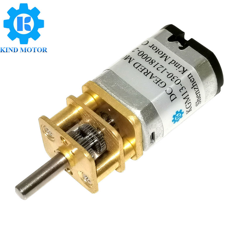 Động cơ bánh răng nhỏ 13mm Mô-men xoắn cao, Động cơ Dc chải 26g 12v