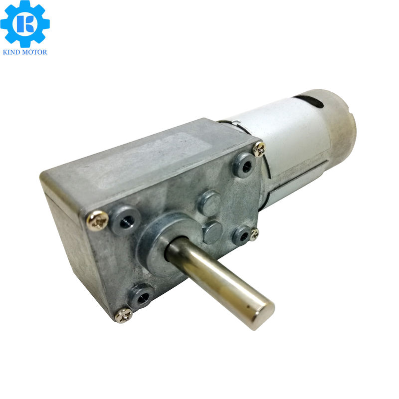 Động cơ DC Worm bằng thép không gỉ, 5 ~ 6000 vòng / phút Động cơ DC Worm Gear 12V