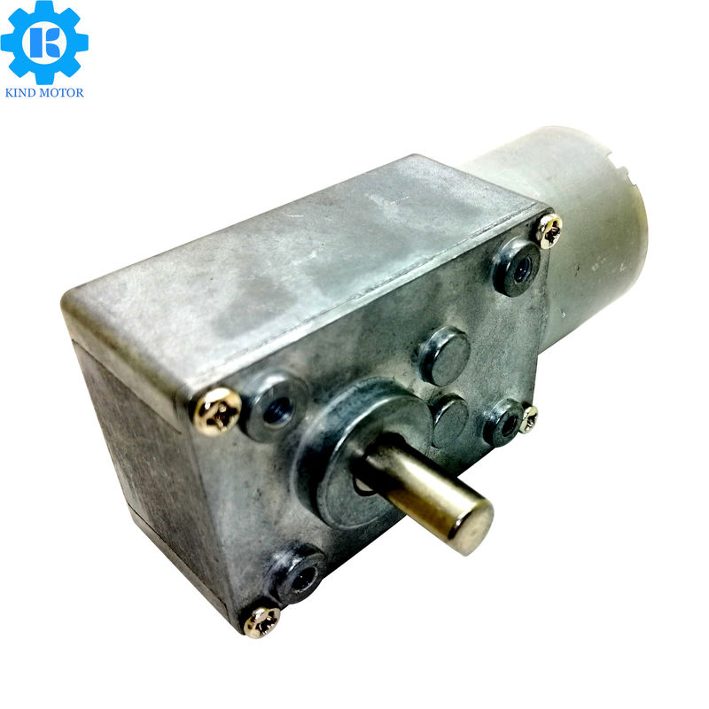 Giảm bánh răng Động cơ bánh răng Micro Worm 12v CW Vòng quay với trục 6mm