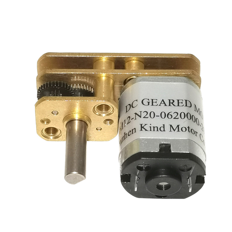 Động cơ DC trục trục song song siêu nhỏ 180mNm, Động cơ giảm tốc bánh răng góc phải 2,2W